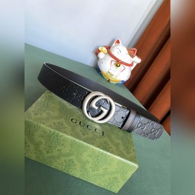 GUCCI Двусторонняя поясная сумка GUCCI 3,7, одна сторона из кожи 