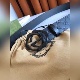 Классический ремень Gucci с тиснением, шириной 4 см, с пряжкой, п