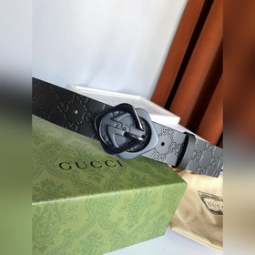 Классический ремень Gucci с тиснением, шириной 4 см, с пряжкой, п