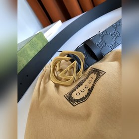 Классический ремень Gucci с тиснением, шириной 4 см, с пряжкой, п