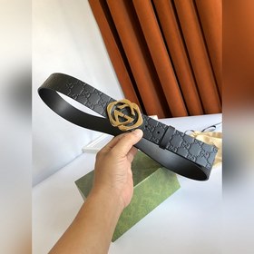 Классический ремень Gucci с тиснением, шириной 4 см, с пряжкой, п