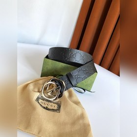 Классический ремень Gucci с тиснением, шириной 4 см, с пряжкой, п