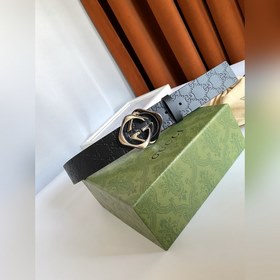 Классический ремень Gucci с тиснением, шириной 4 см, с пряжкой, п