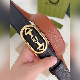 Gucci Мужской ремень с автоматической пряжкой, ширина 35 мм. Высо
