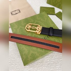 Gucci Мужской ремень с автоматической пряжкой, ширина 35 мм. Высо