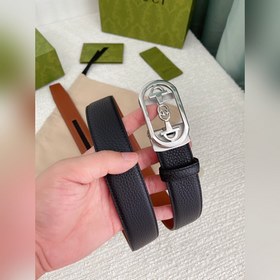 Gucci Мужской ремень с автоматической пряжкой, ширина 35 мм. Высо