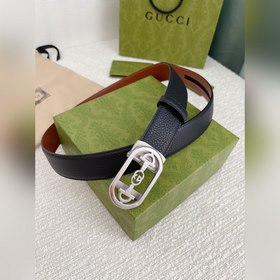 Gucci Мужской ремень с автоматической пряжкой, ширина 35 мм. Высо