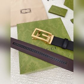 Gucci Мужской ремень с автоматической пряжкой, ширина 35 мм. Высо