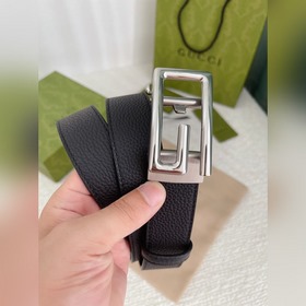 Gucci Мужской ремень с автоматической пряжкой, ширина 35 мм. Высо