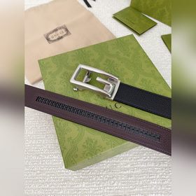 Gucci Мужской ремень с автоматической пряжкой, ширина 35 мм. Высо