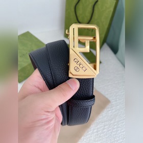 Gucci Мужской ремень с автоматической пряжкой, ширина 35 мм. Высо