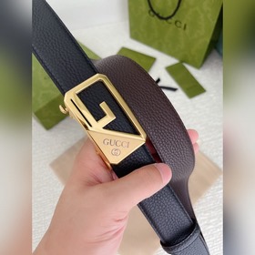 Gucci Мужской ремень с автоматической пряжкой, ширина 35 мм. Высо