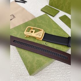 Gucci Мужской ремень с автоматической пряжкой, ширина 35 мм. Высо