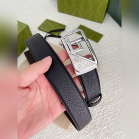 Gucci Мужской ремень с автоматической пряжкой, ширина 35 мм. Высо