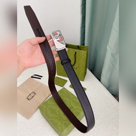 Gucci Мужской ремень с автоматической пряжкой, ширина 35 мм. Высо