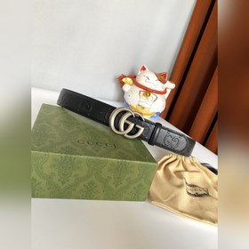 Gucci 4,0 см широкий ремень из тисненной кожи с принтом из серии