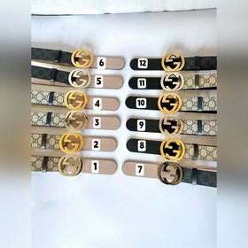 Классический пояс Gucci Supreme из канваса. Оригинальный материал