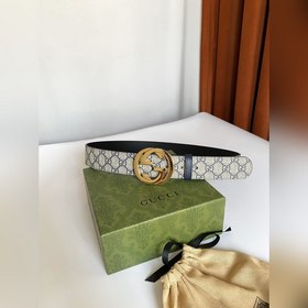 Классический пояс Gucci Supreme из канваса. Оригинальный материал