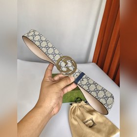 Классический пояс Gucci Supreme из канваса. Оригинальный материал