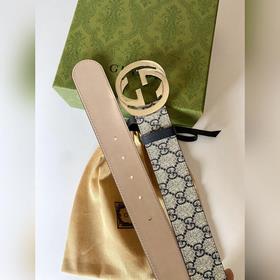 Классический пояс Gucci Supreme из канваса. Оригинальный материал