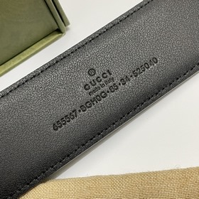 Gucci 655567 BGH0G Широкая версия 4,0 см. Высококачественная мягк