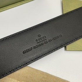 Gucci 655567 BGH0G Широкая версия 4,0 см. Высококачественная мягк