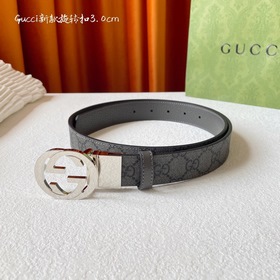 Новая модель Gucci. Одна сторона из нового серо-черного ПВХ с при