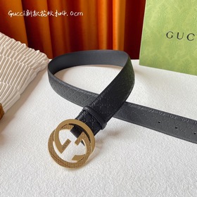 Классическая модель Gucci с тиснением, импортная кожа, оригинальн
