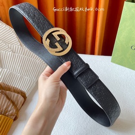 Классическая модель Gucci с тиснением, импортная кожа, оригинальн
