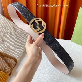 Классическая модель Gucci с тиснением, импортная кожа, оригинальн