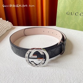 Классическая модель Gucci с тиснением, импортная кожа, оригинальн