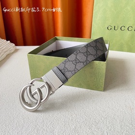 Новая модель Gucci： одна сторона из нового серо-черного ПВХ с при