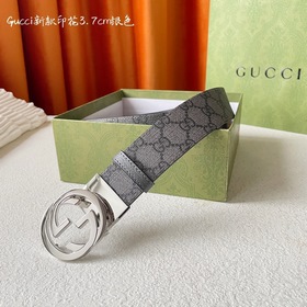 Новая модель Gucci： одна сторона из нового серо-черного ПВХ с при