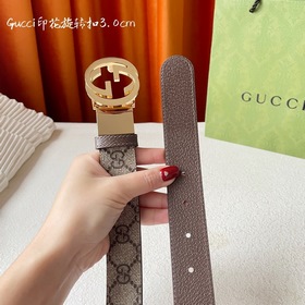 Новинка Gucci： классический принт с одной стороны, импортная нату
