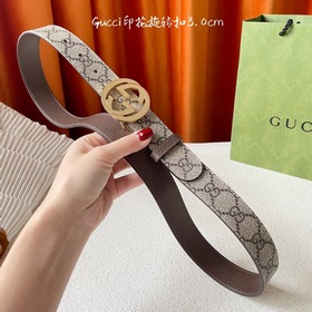 Новинка Gucci： классический принт с одной стороны, импортная нату