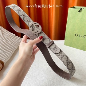Новинка Gucci： классический принт с одной стороны, импортная кожа