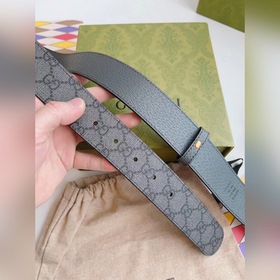 Новейшая модель Gucci из серой парусины и кожи серой текстурой св