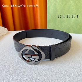 Gucci Классическая модель из импортной кожи теленка с тиснением и