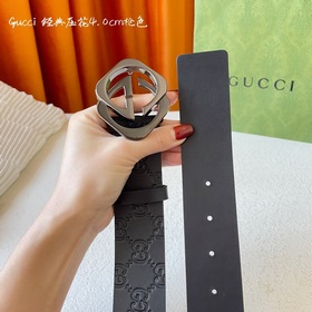 Gucci Классическая модель из импортной кожи теленка с тиснением и