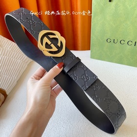 Gucci Классическая модель из импортной кожи теленка с тиснением и
