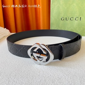 Gucci Классическая модель из импортной кожи теленка с тиснением и