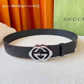 Gucci Классическая модель из импортной кожи теленка с тиснением и