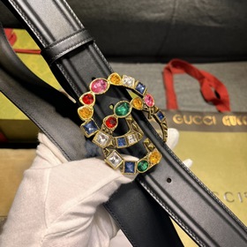 Gucci, ширина 4,0 см, новая модель. Классическая застежка с двойн