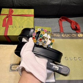Gucci, ширина 4,0 см, новая модель. Классическая застежка с двойн
