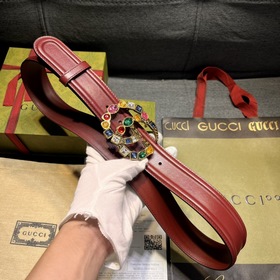 Gucci, ширина 4,0 см, новая модель. Классическая застежка с двойн