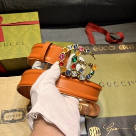 Gucci, ширина 4,0 см, новая модель. Классическая застежка с двойн