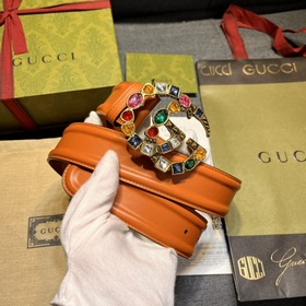 Gucci, ширина 4,0 см, новая модель. Классическая застежка с двойн