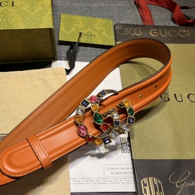 Gucci, ширина 4,0 см, новая модель. Классическая застежка с двойн