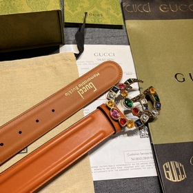 Gucci, ширина 4,0 см, новая модель. Классическая застежка с двойн
