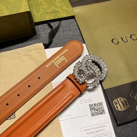 Gucci, ширина 4,0 см, новая модель. Классическая застежка с двойн